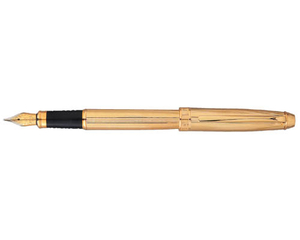 Alain Delon Empire 6676 Fountain Pen (22K Gold Plate)