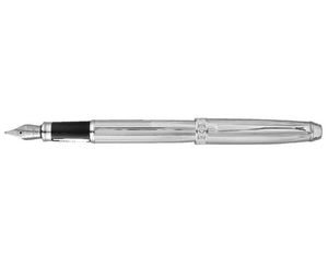 Alain Delon Empire 6678 Fountain Pen (Rhodium Plate) 